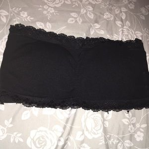 Size (S) Black strapless bra
